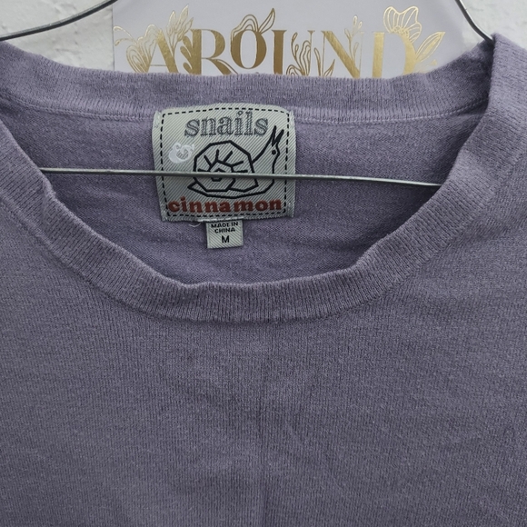 Snails Cinnamon Lavender Sweater - Picture 2 of 5